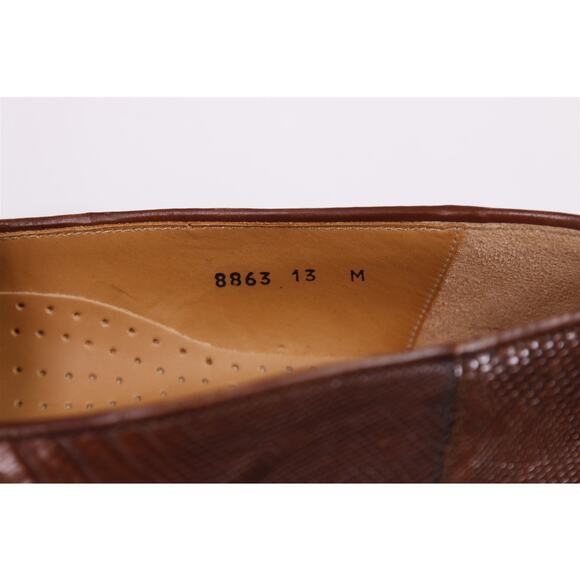 Maus & Hoffman Genuine Lizard Strap Penny Loafers Men\'s US 13 M